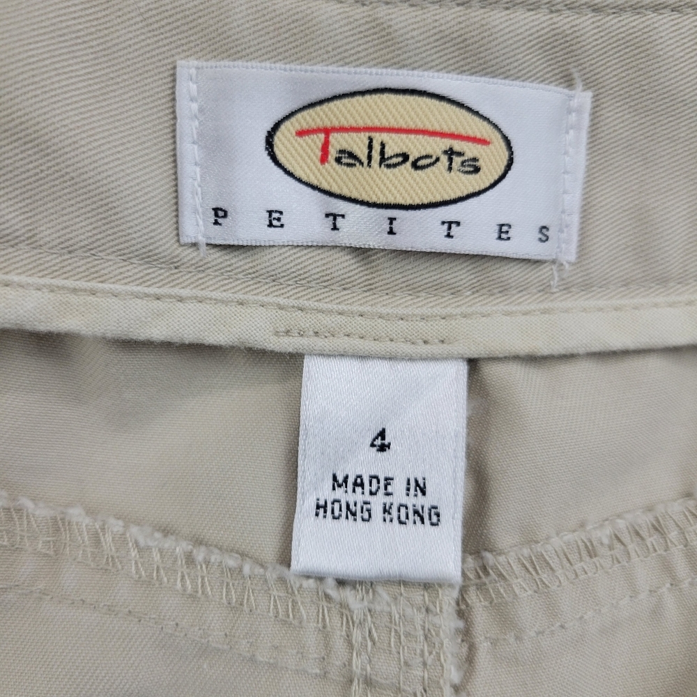 Talbots Petite Modest Khaki Skirt Size 4 Petite - Picture 5 of 6